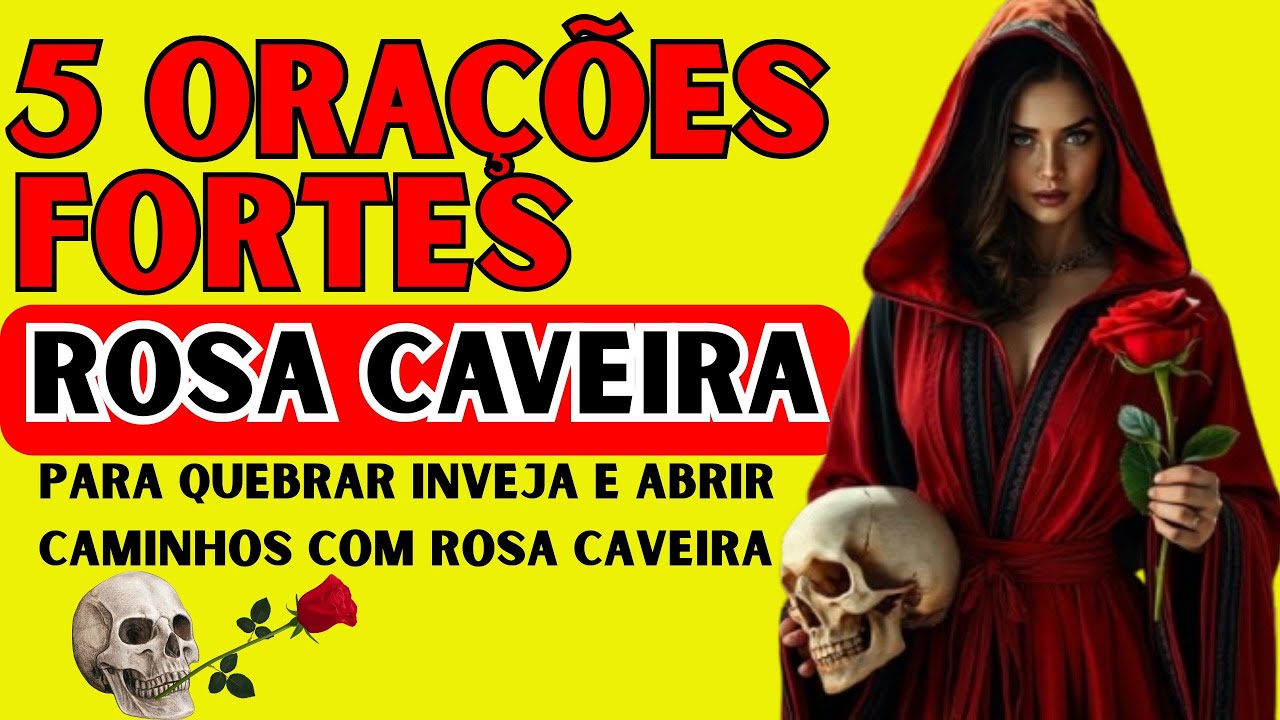 5 Ora&ccedil;&otilde;es Fortes de Rosa Caveira para Quebrar Inveja e Abrir Caminhos