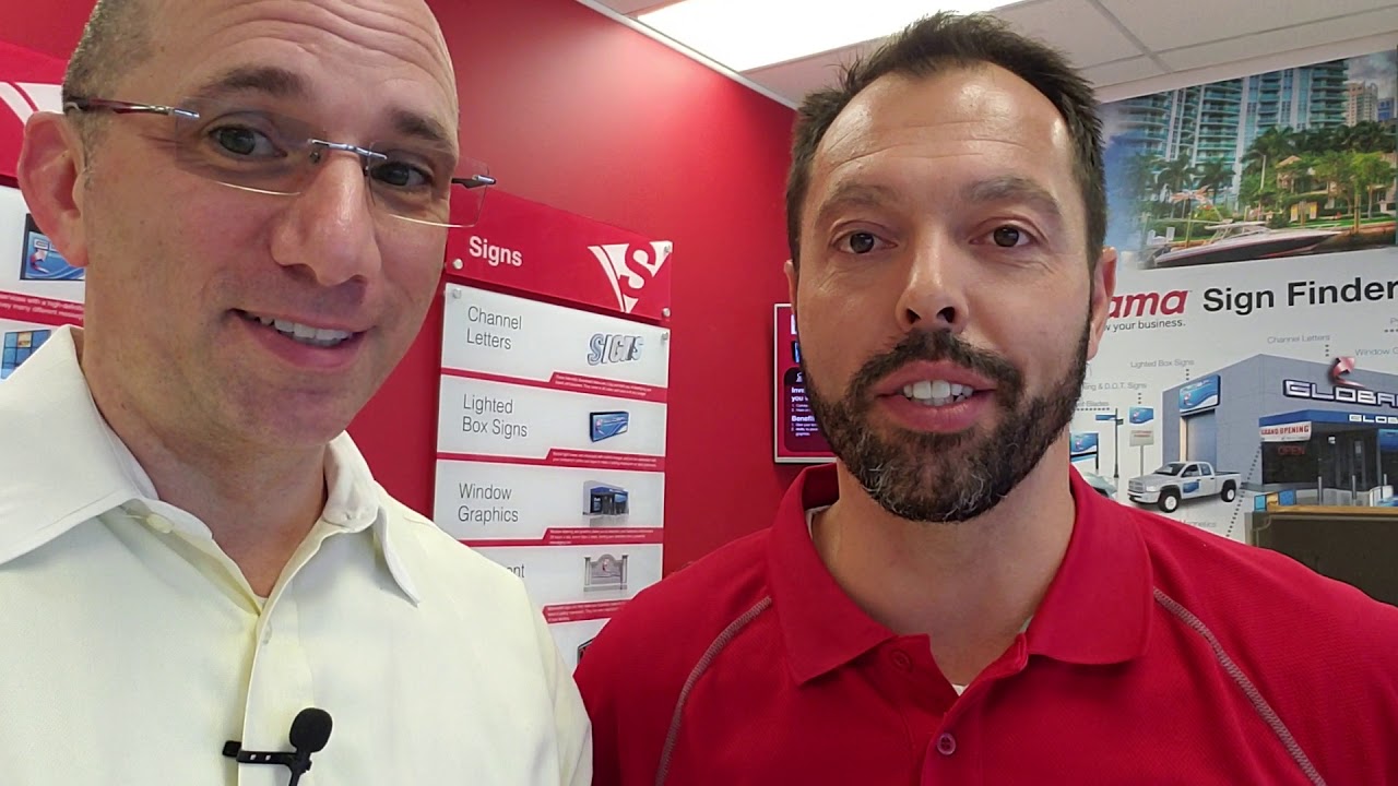 Andy Cagnetta Networking With Local Signarama || Transworld Business Advisors of Fort Lauderdale