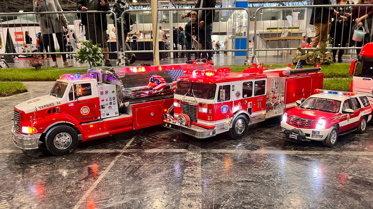 RC FIRE TRUCK San FRANCISCO, FIRE DEPARTMENT, Modellbau Wien 2022