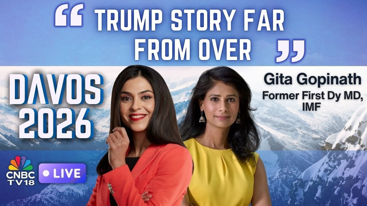 Gita Gopinath LIVE At Davos 2026 | Davos Dialogue on Growth, Tariffs, India | N18L | CNBC TV18