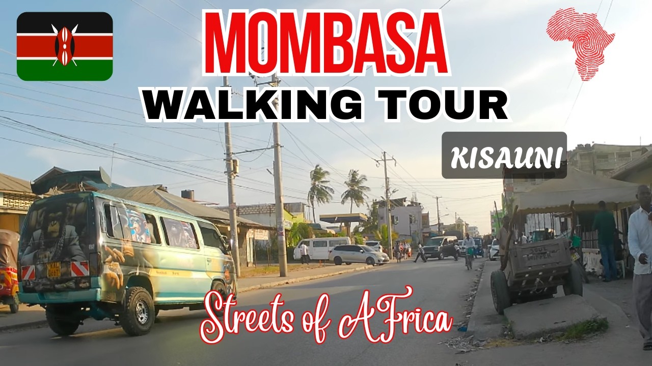 Mombasa, Kenya | An Unfiltered African City Walk --- The Streets of Kisauni 🇰🇪