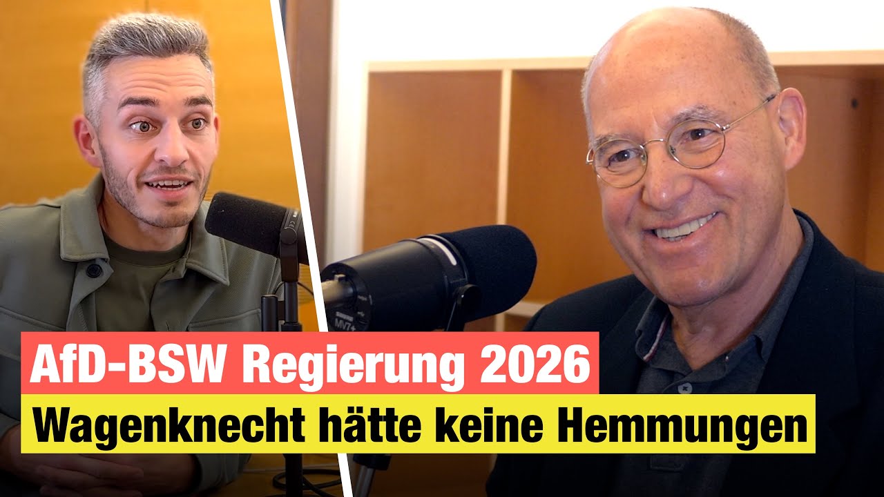 Gregor Gysi über AfD-Regierung, Brandmauer & Wagenknecht