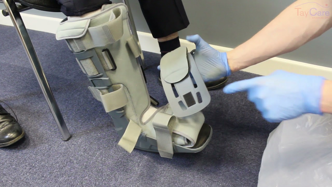 Fixed Ankle Walker Boot fitting instructions