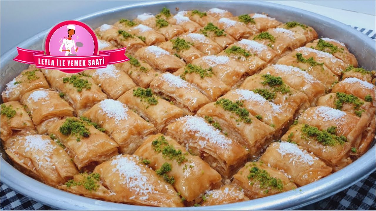 EL AÇMASI BAKLAVA TARİFİ ✔️10 TANE BEZEYİ ÜST ÜSTE MERDANE İLE AÇIYORUZ ✔️CEVİZLİ BAKLAVA✔️