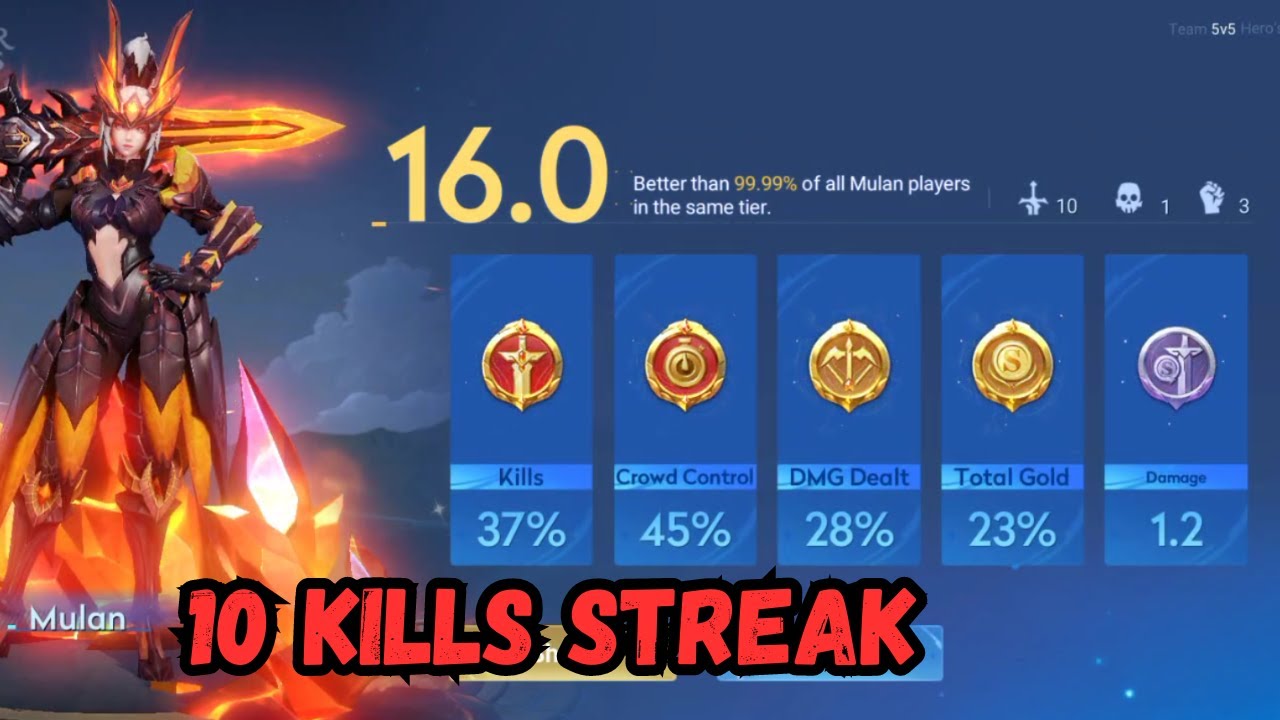 [Honor of Kings Global] Your Job is to Solo One Lane | Mulan Gameplay