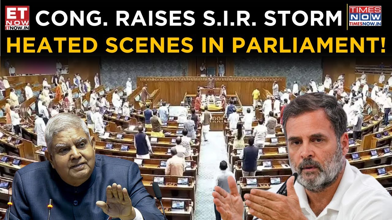 Parliament Monsoon Session: Congress Pushes for S.I.R. Debate, Monsoon Session Turns Stormy! ET Now