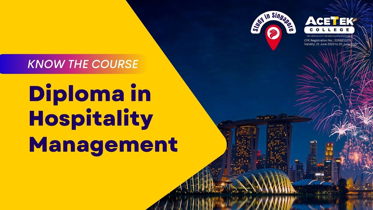 Study in Singapore - Diploma in Hospitality Management