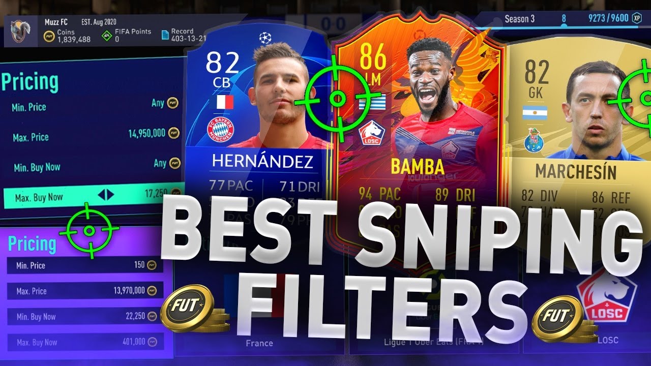 BEST SNIPING FILTERS #12 😍 *MAKE 100K QUICKLY* (FIFA 21 BEST SNIPING FILTERS TO MAKE COINS) #FIFA21