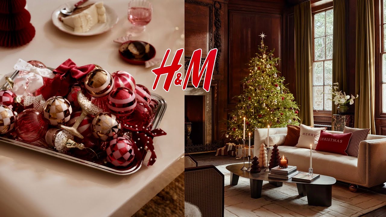 Kolekcja świąteczna H&M HOME 2025 | Zimowe dekoracje H&M HOME🎄✨