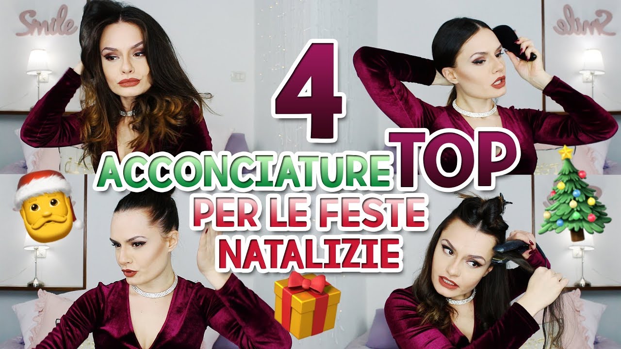 💇🏻‍♀️4 ACCONCIATURE TOP PER LE FESTE✨ | MARYNA