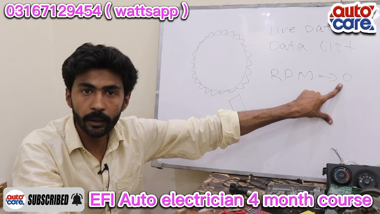 Crank sensor cam sensor checking and working ?| Auto Care