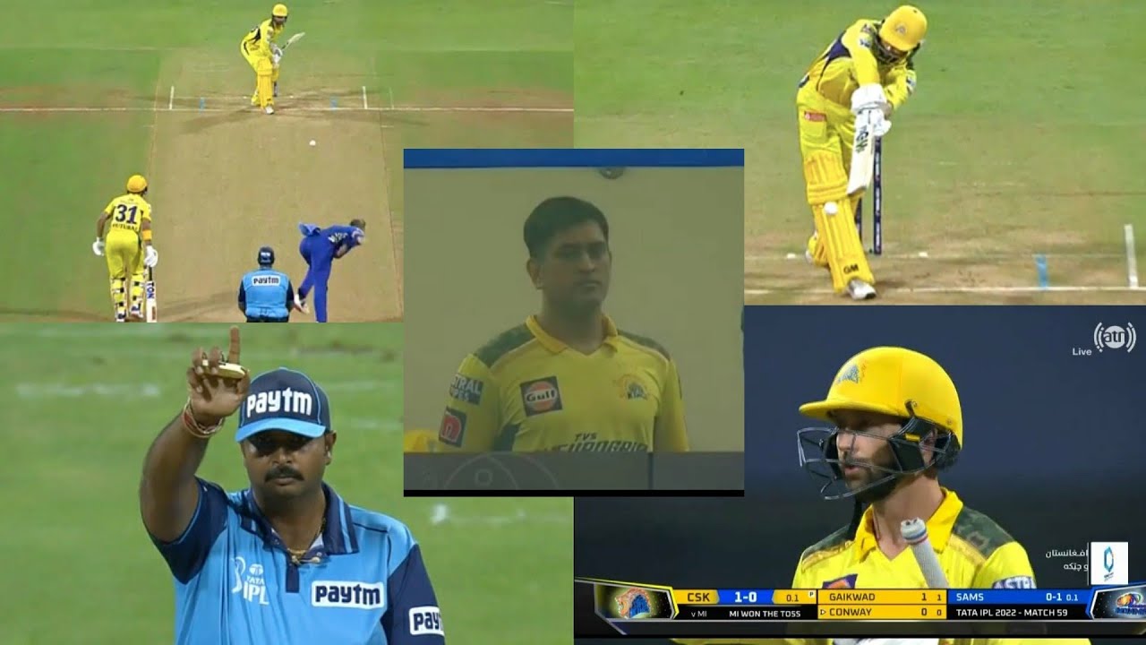Devon Conway LBW Controversy full Video | MI vs CSK