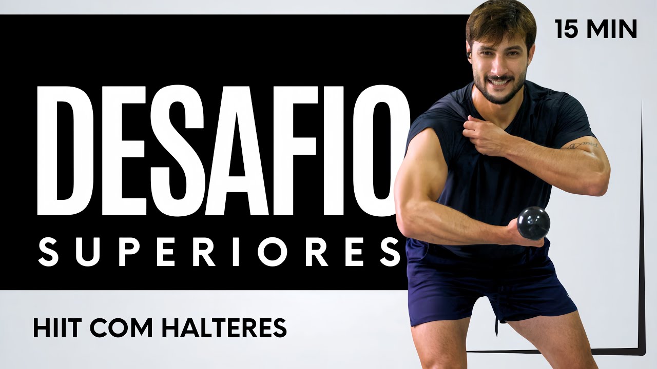 Treino de Bra&ccedil;os e Ombros com halteres em casa, defini&ccedil;&atilde;o r&aacute;pida!