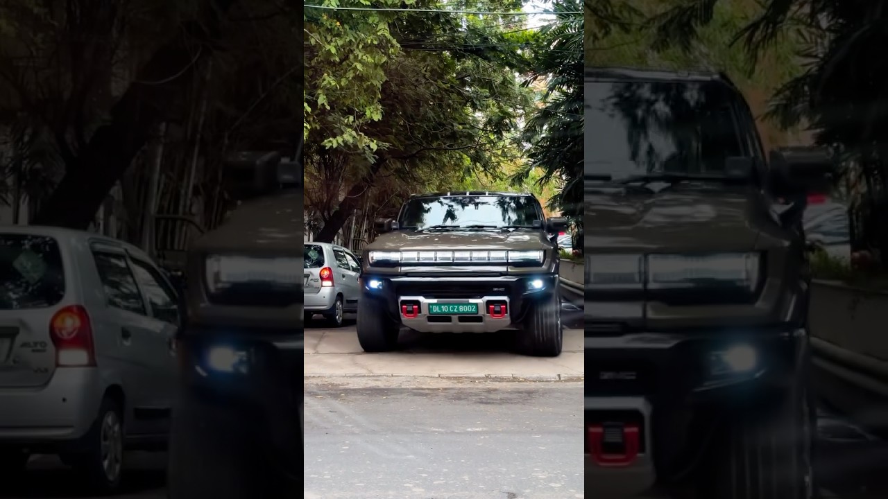 Hummer EV making its Way like a Boss 🤯 || #hummer #hummerev #india #gmc #gmchummerev #ev #electric