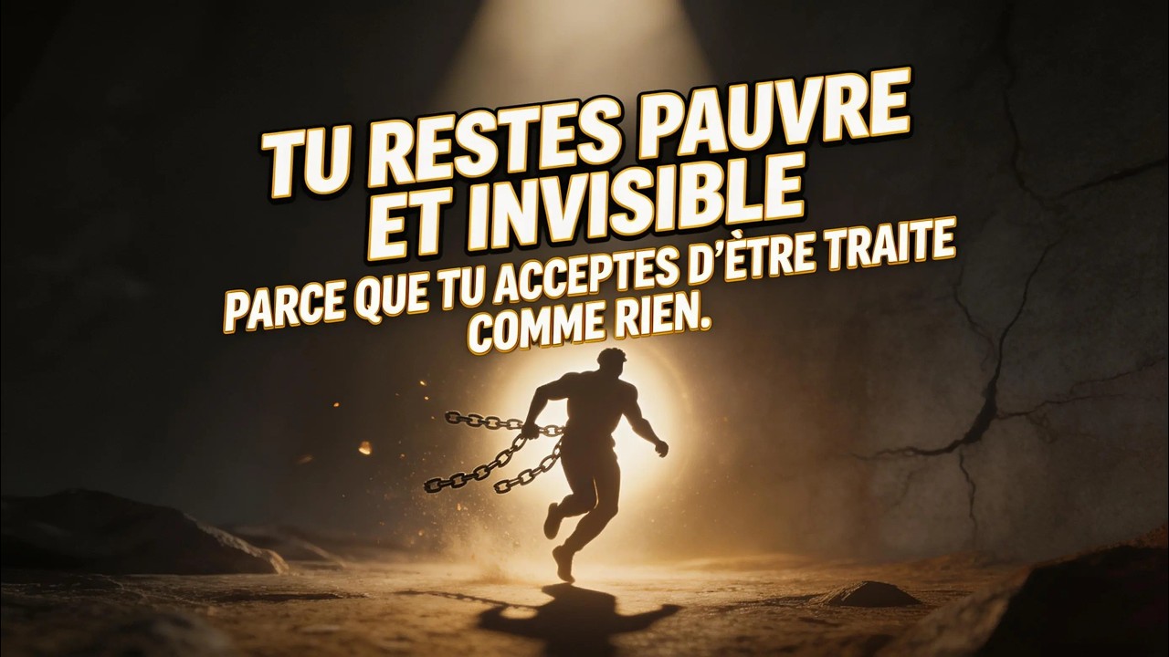 TU RESTES PAUVRE ET INVISIBLE PARCE QUE TU ACCEPTES D’ÊTRE TRAITÉ COMME RIEN.