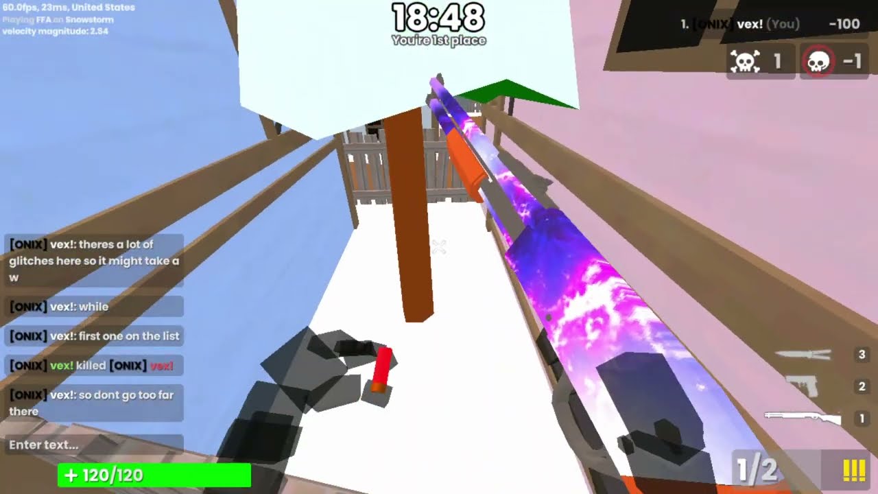 Kour.io GLITCHES!! Part 2: Snowstorm