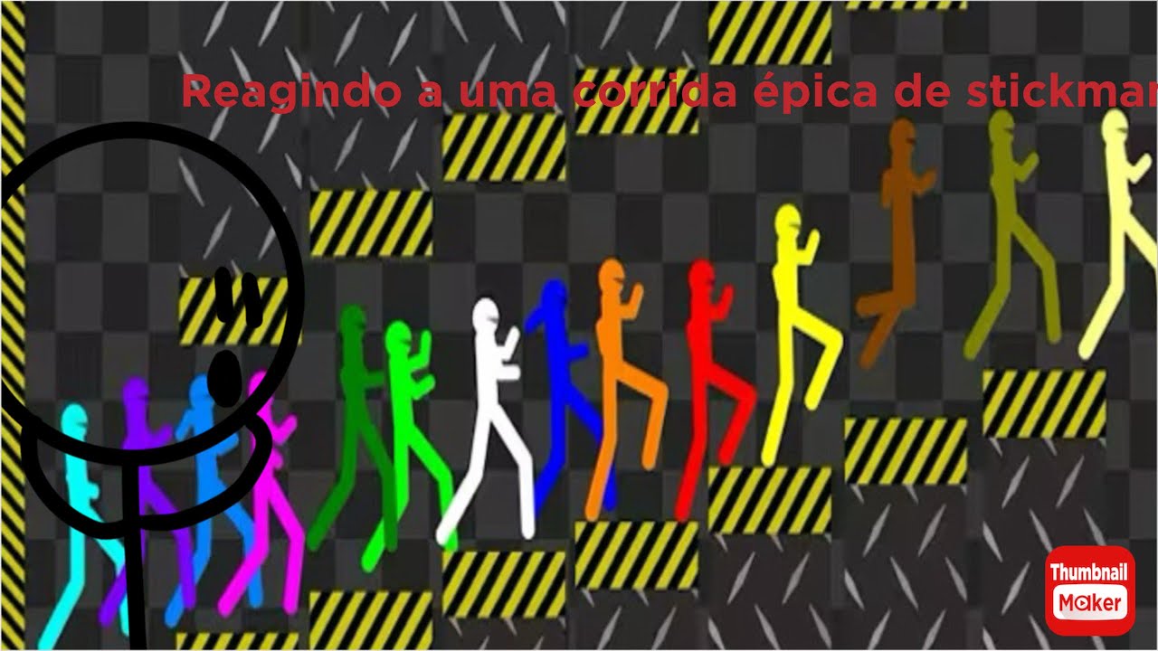 Reagindo a uma corrida épica de Stickmans 