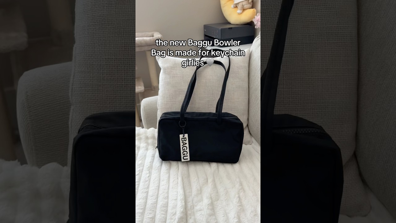 Baggu Nylon Bowler Bag in black 🖤 