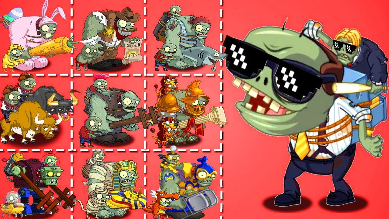 Head Office Impgantuar Vs All Gargantuar Zombies - Who Will Win? - PvZ 2 New Update 9.2.1