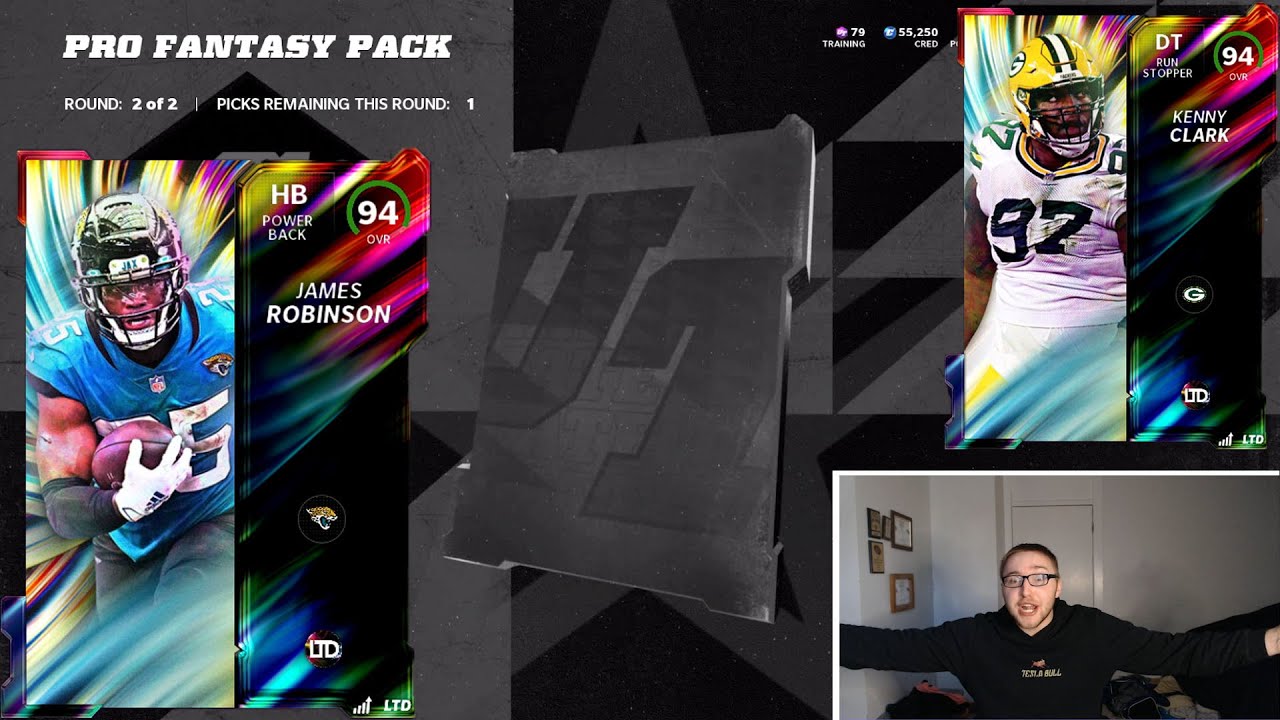 INSANE SERIES REDUX PULL!!! LTD TIME JAMES ROBINSON & KENNY CLARK!!! Madden NFL 22!!!