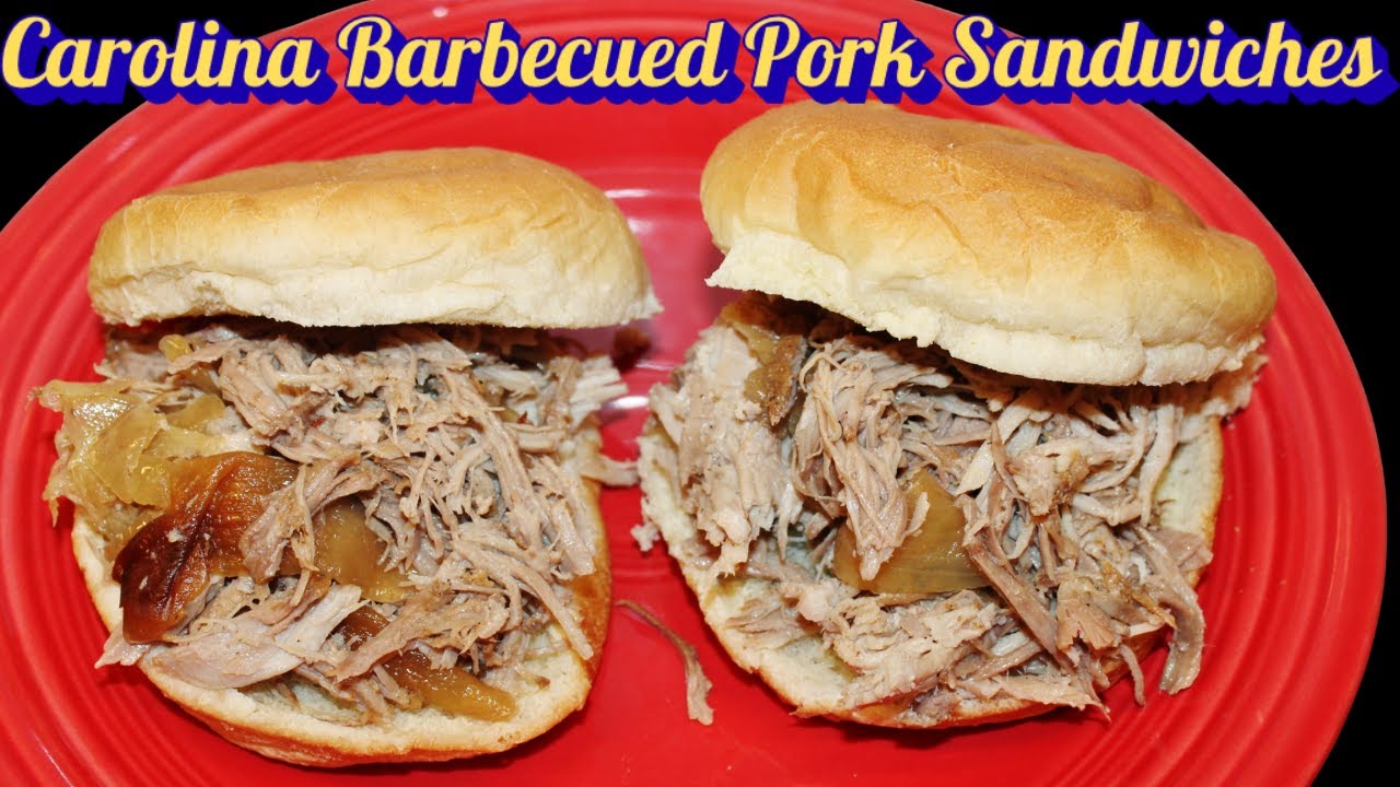 Carolina Barbecued Pork Sandwiches Recipe from the Sunbeam Crock-Pot Cookbook 2008