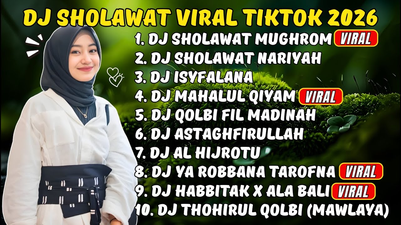 DJ SHOLAWAT FULL ALBUM TERBARU 2026 | ALBUM SPESIAL PALING DICARI, MAHALUL QIYAM, YA ROBBANA TAROFNA