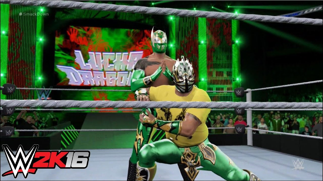 WWE 2k16 - The Lucha Dragons vs. Tyson Kidd & Cesaro: Smackdown | PS4 Gameplay