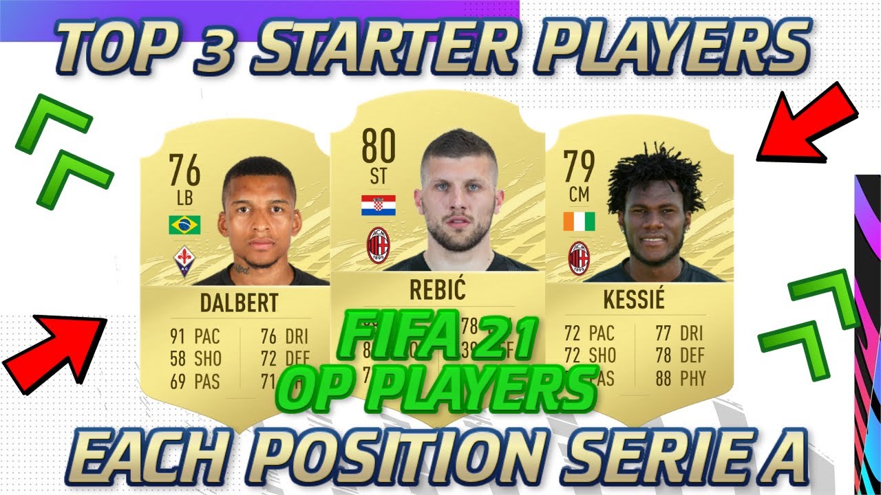 FIFA 21 | TOP 3 BEST STARTER PLAYERS IN EACH POSITION FOR SERIE A! FIFA 21 CHEAP OP PLAYERS!