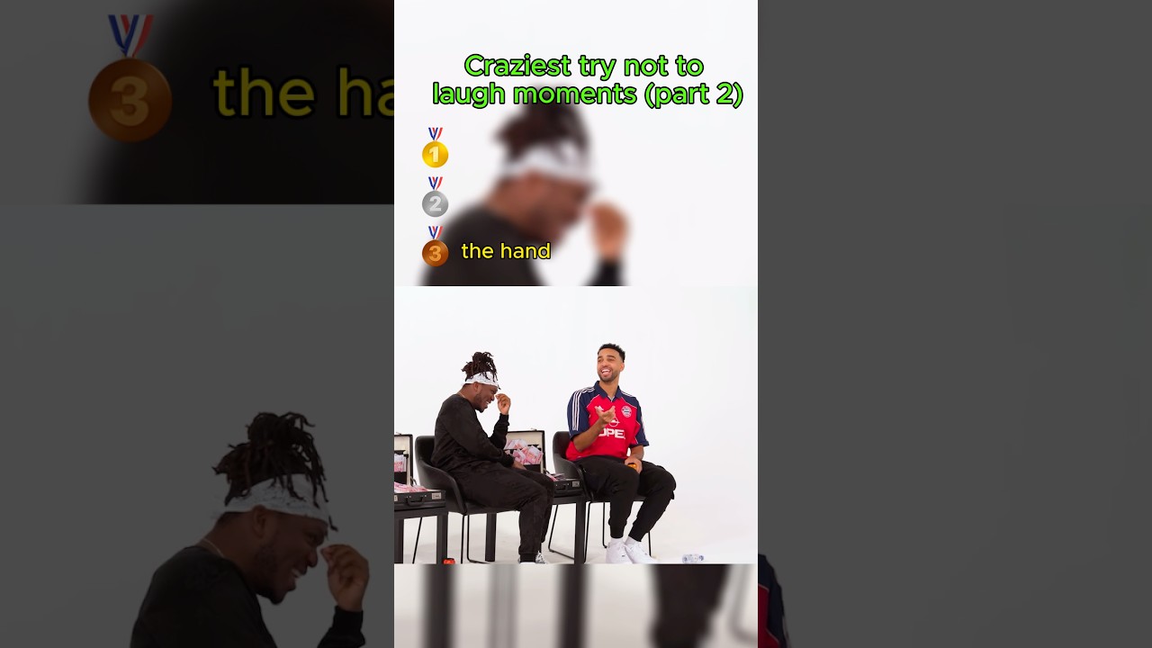 The best try not to laugh moments.                               #ksi #bestmoments #trynottolaugh