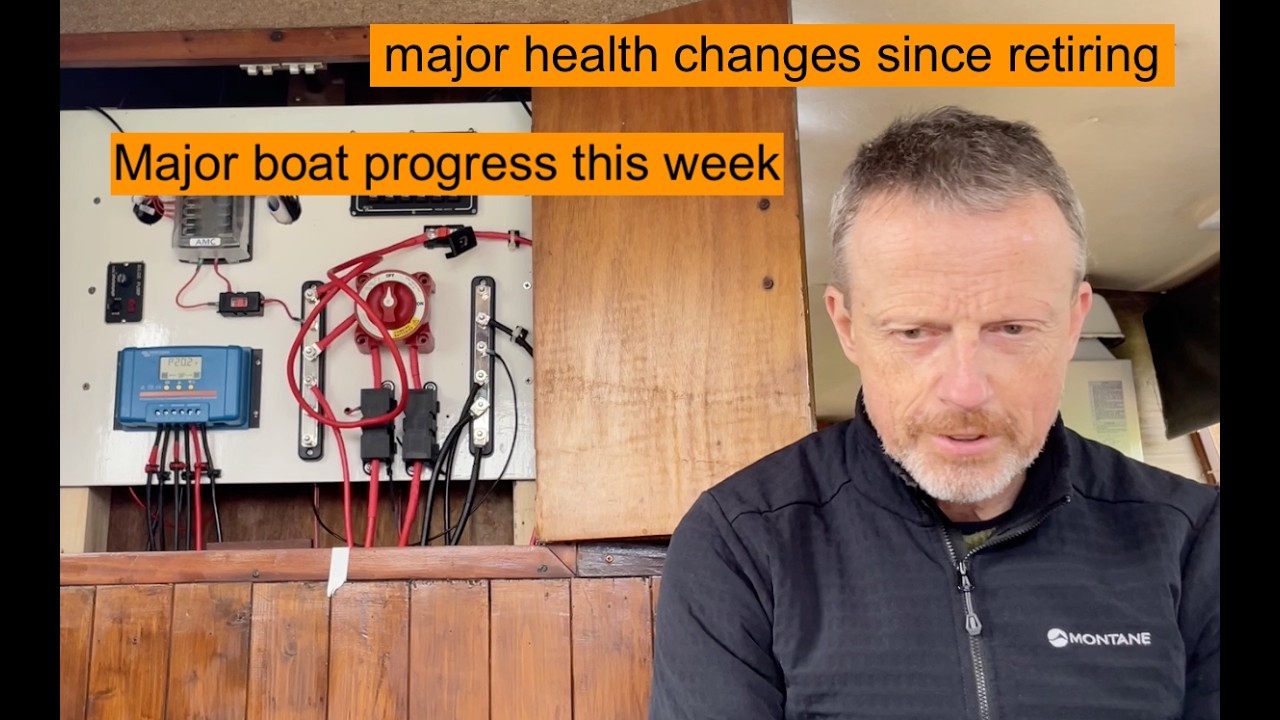 After seven weeks of retirement, my health is making rapid progress. And so is the boat!