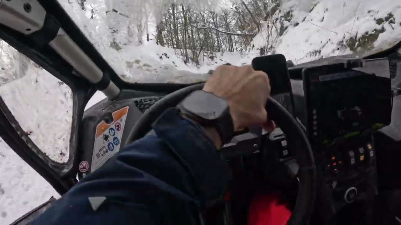  Traseu dificil pe zapada! Vizibilitate scazuta! 4x Maverick, Polaris RZR, CFmoto, SSV ATV vlog