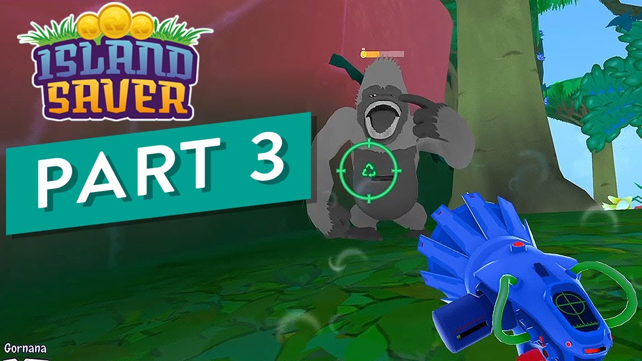 Island Saver Part 3 - Taming a Monkey, Finding Gold Key and Finishing First Island