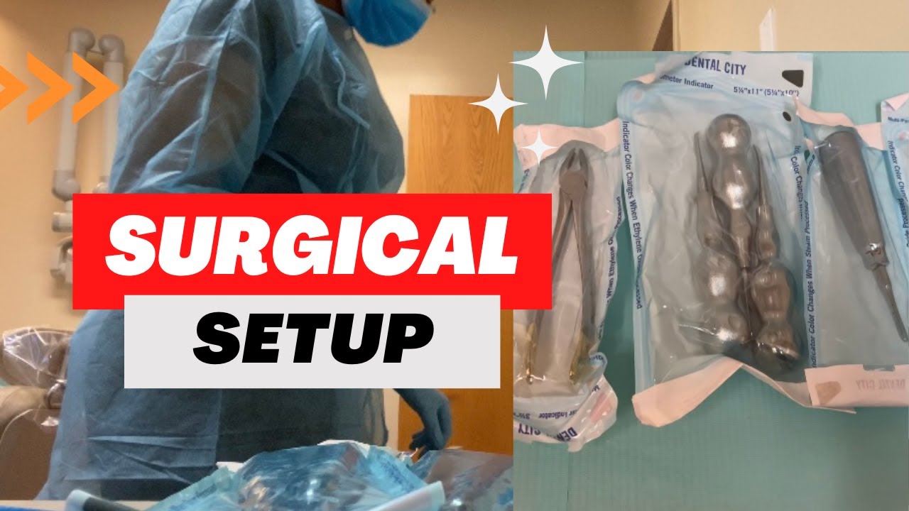 DAY IN THE LIFE OF A DENTAL ASSISTANT | 60 SEC SURGICAL SETUP