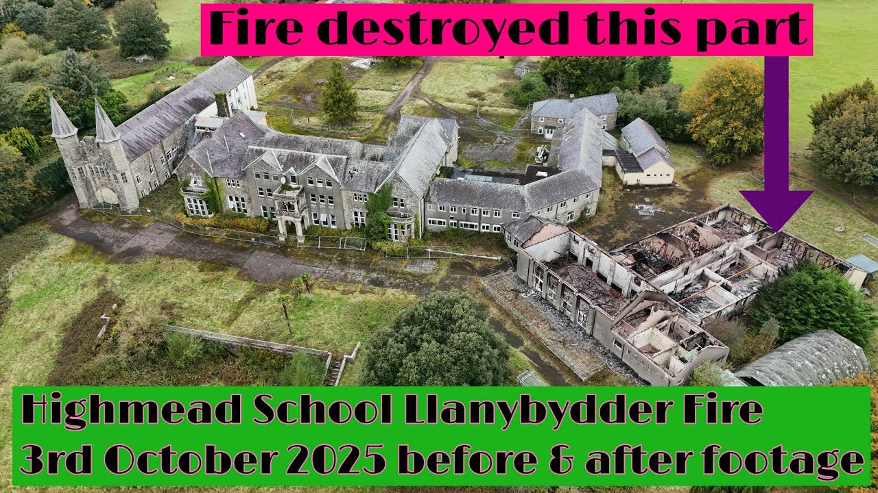 We revisit Highmead school in LLanybydder after a fire engulfed part of the building on 3rd October