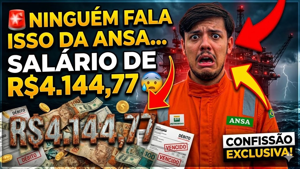 😳 Achei que era muito mais… salário da ANSA é R$4.144,77