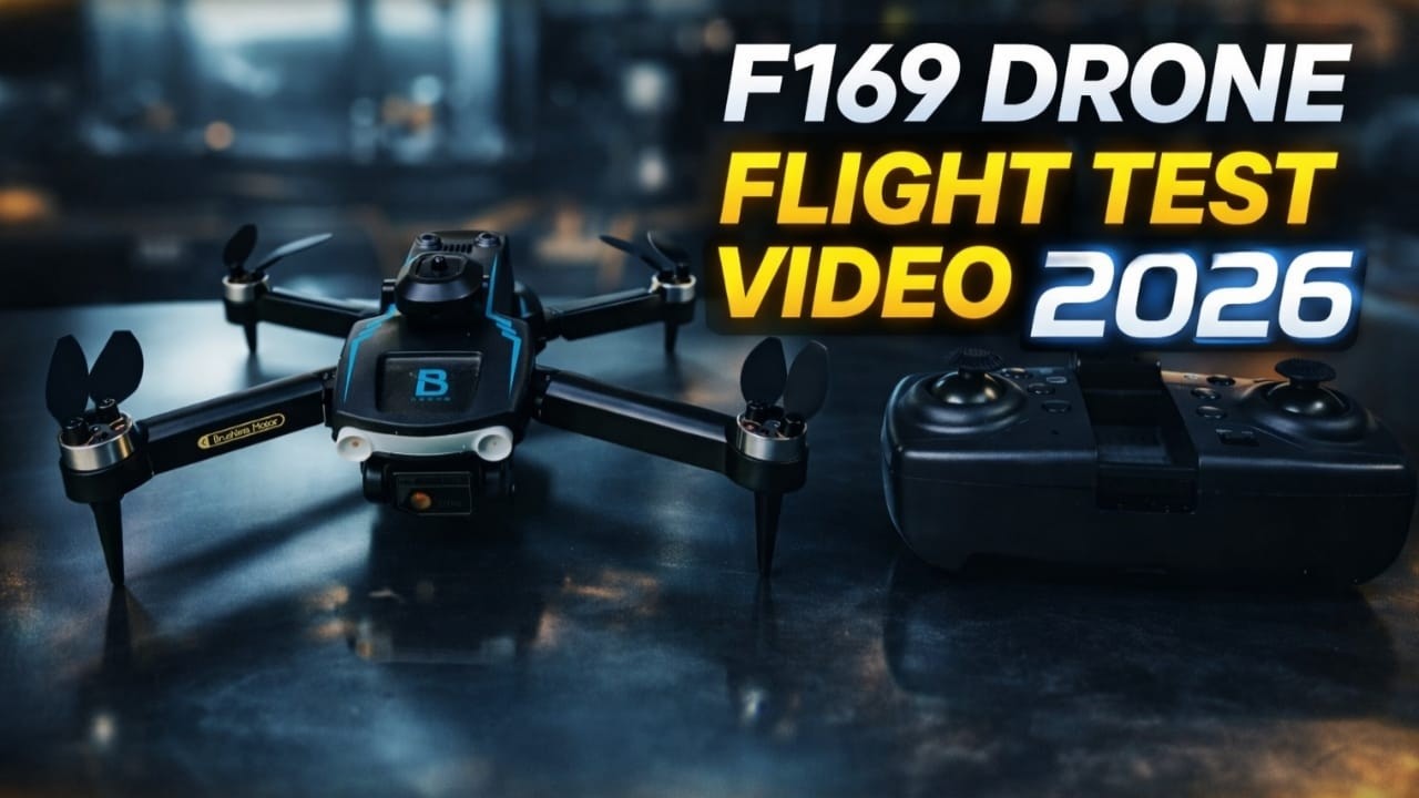 F169 Drone Fly Test 2026 🚀 Real Outdoor Flight Test | Best Budget Camera Drone Stability Check