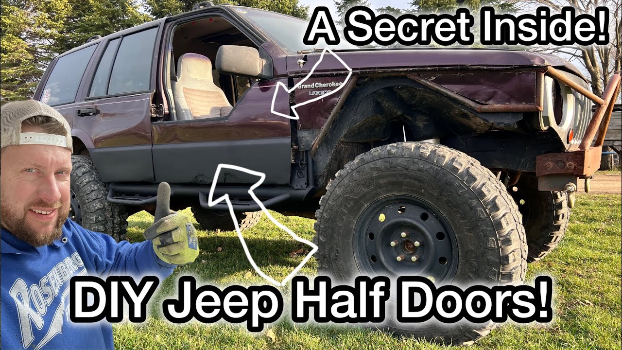 How to Build a Set of Half Doors for FREE! #jeep #zj #thegoldyproject