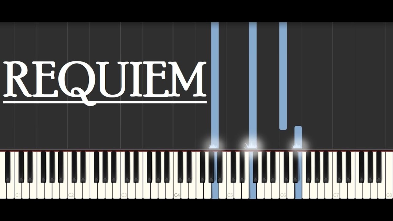 Frederic Bernard - Requiem [Piano Tutorial] (Synthesia) (Sheet Music)
