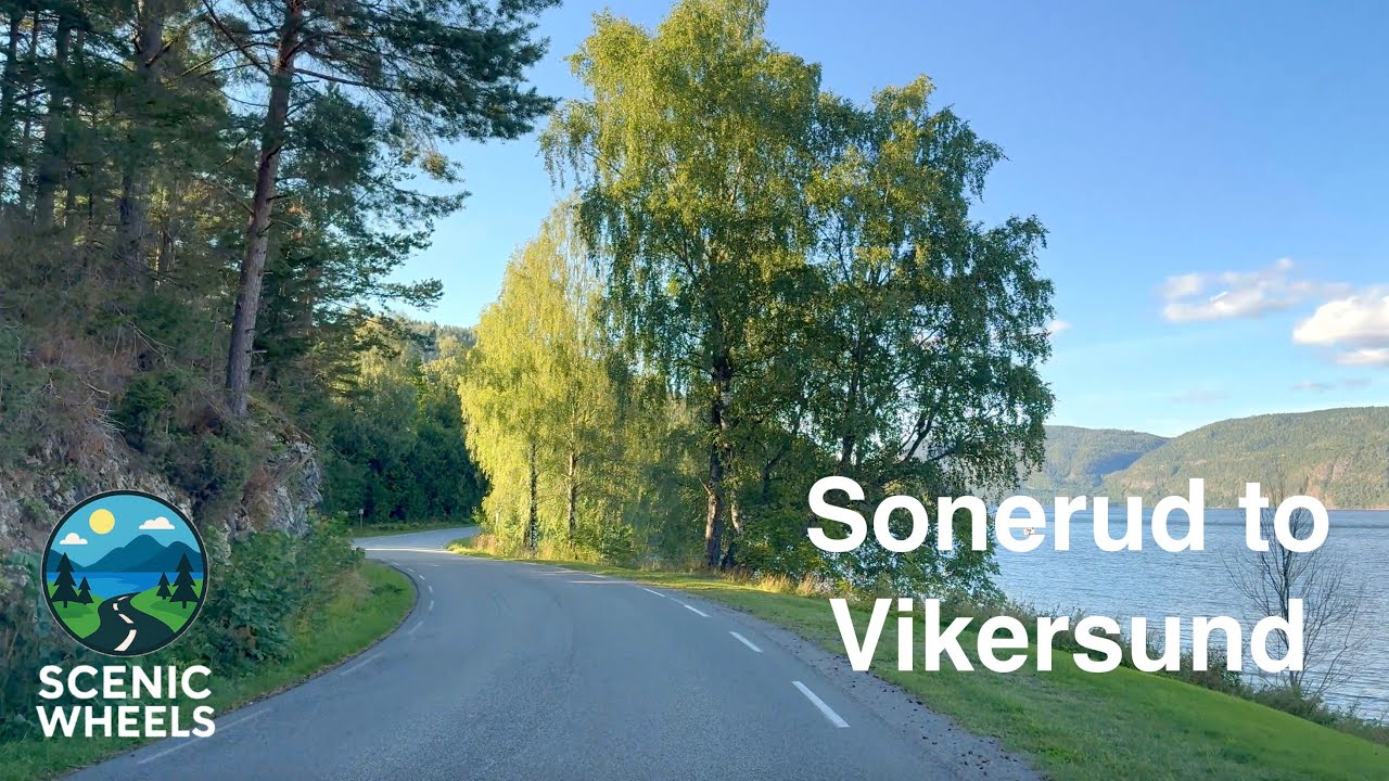 Sonerud to Vikersund | Norway Scenic Drive 2025 4K