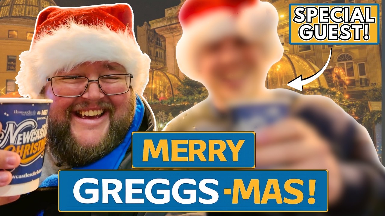 Christmas Special In the UK's ONLY Greggs PUB!