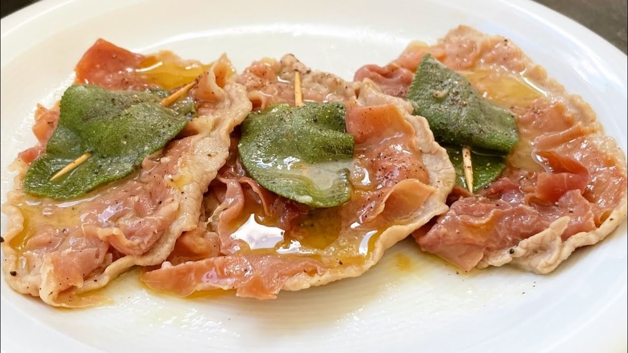 SALTIMBOCCA ALLA ROMANA❤️original recipe, mouth melting
