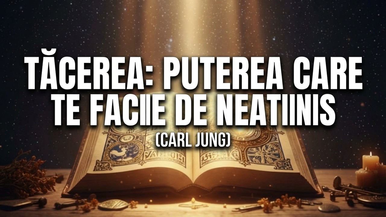 Tăcerea te face PUTERNIC: Devino de neatins !  (Carl Jung)