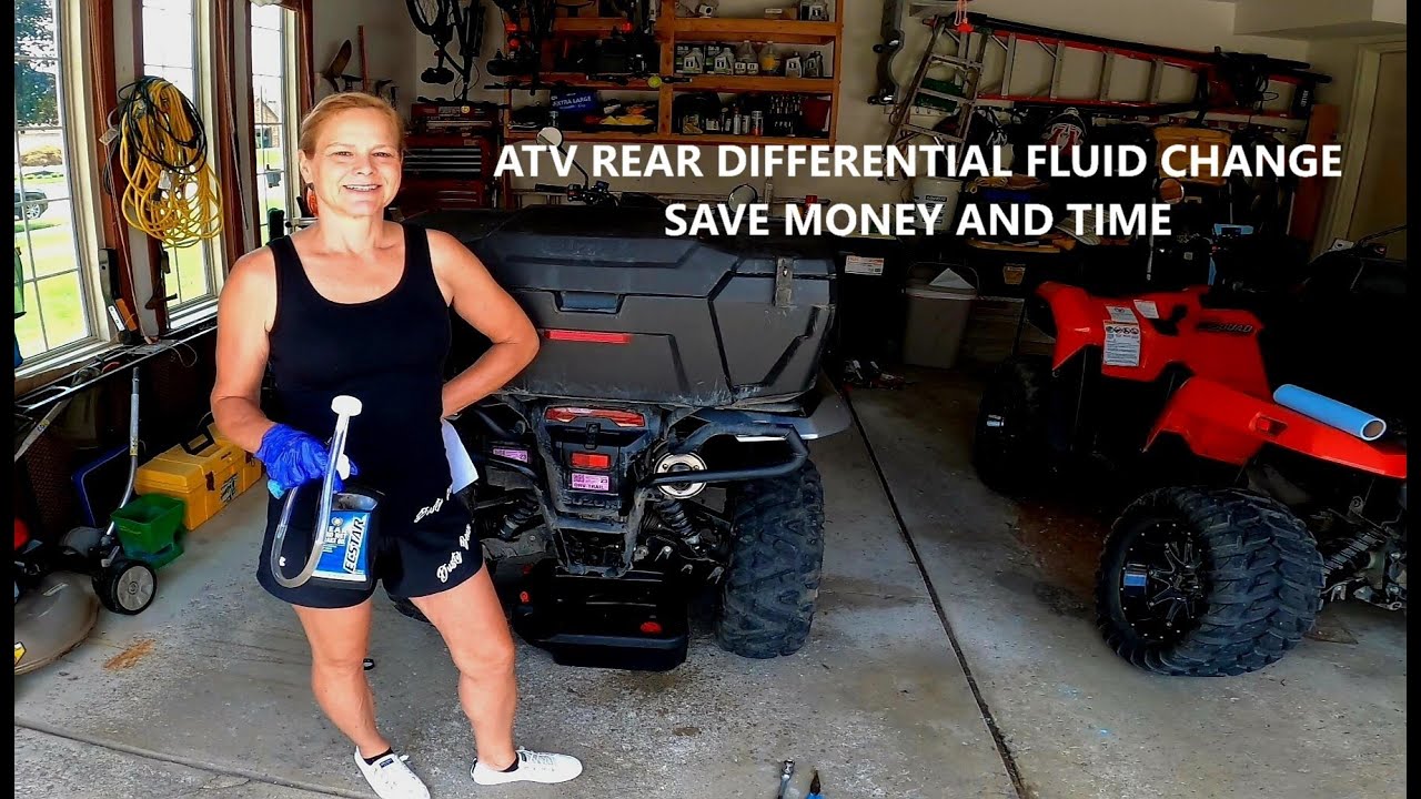 ATV Rear Differential Fluid Change - Save Time & Money - Suzuki King Quad 750