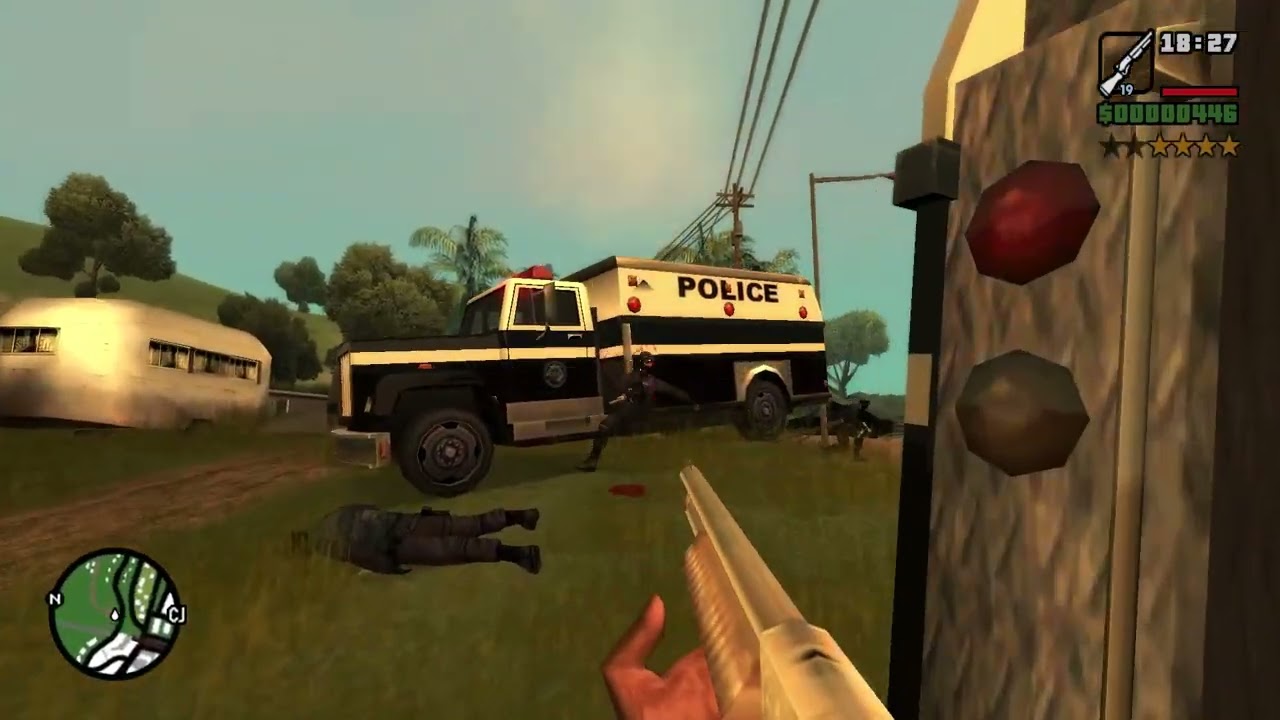 Calmiest day in CJ's memory (GTA: San Andreas)