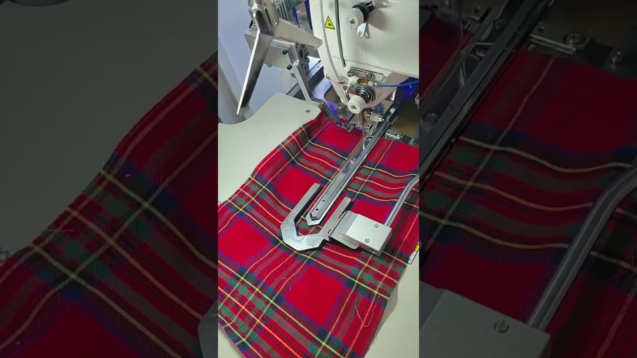 Fully automatic sleeve fork machine #sewingmachine #shorts #shirts #sleeves #auto