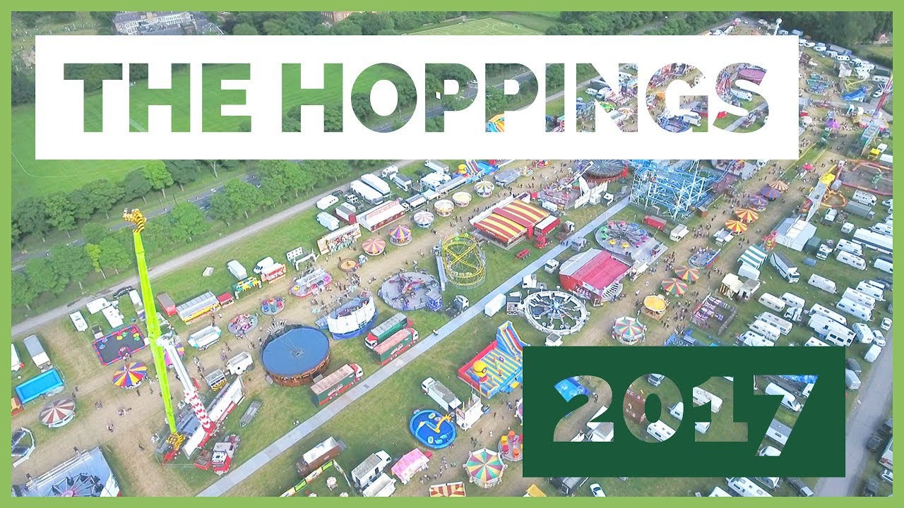The Hoppings 2017 - Town Moor - Newcastle - 4K Drone Footage