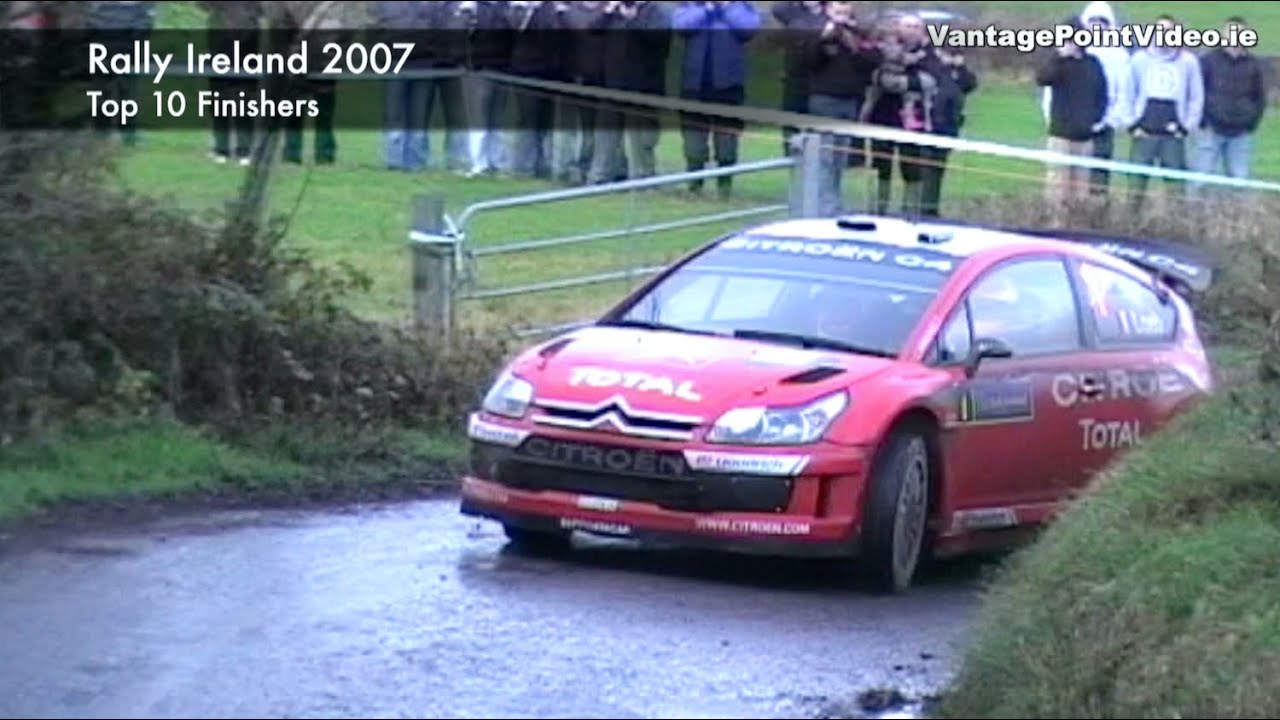 Rally Ireland 2007 Top 10 Finishers