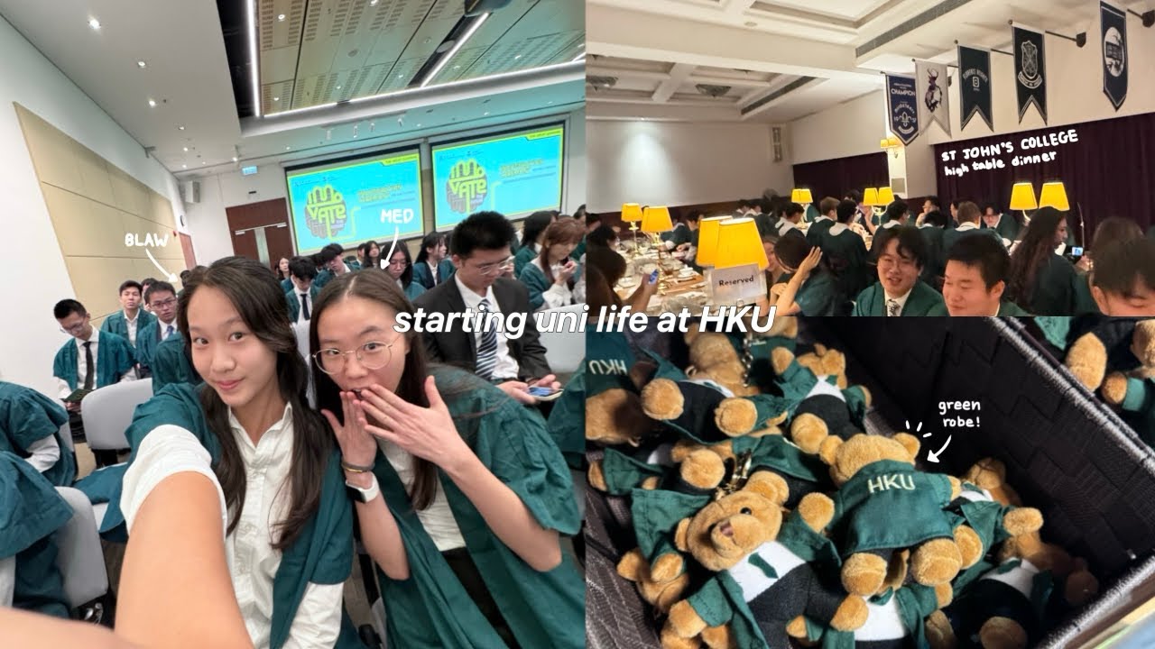 HKU diaries 🏫🍀 st. john’s high table dinner & inauguration ceremony (+ giving grad gifts to friends)