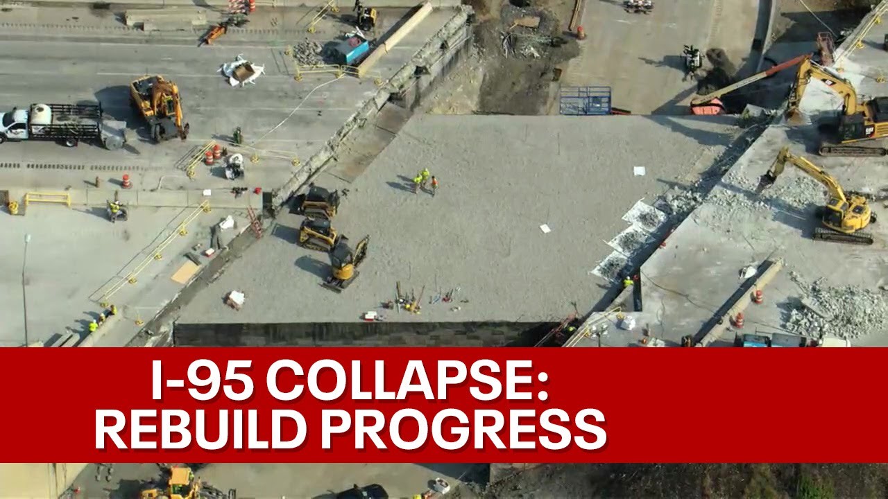 Officials give update on I-95 rebuilding process