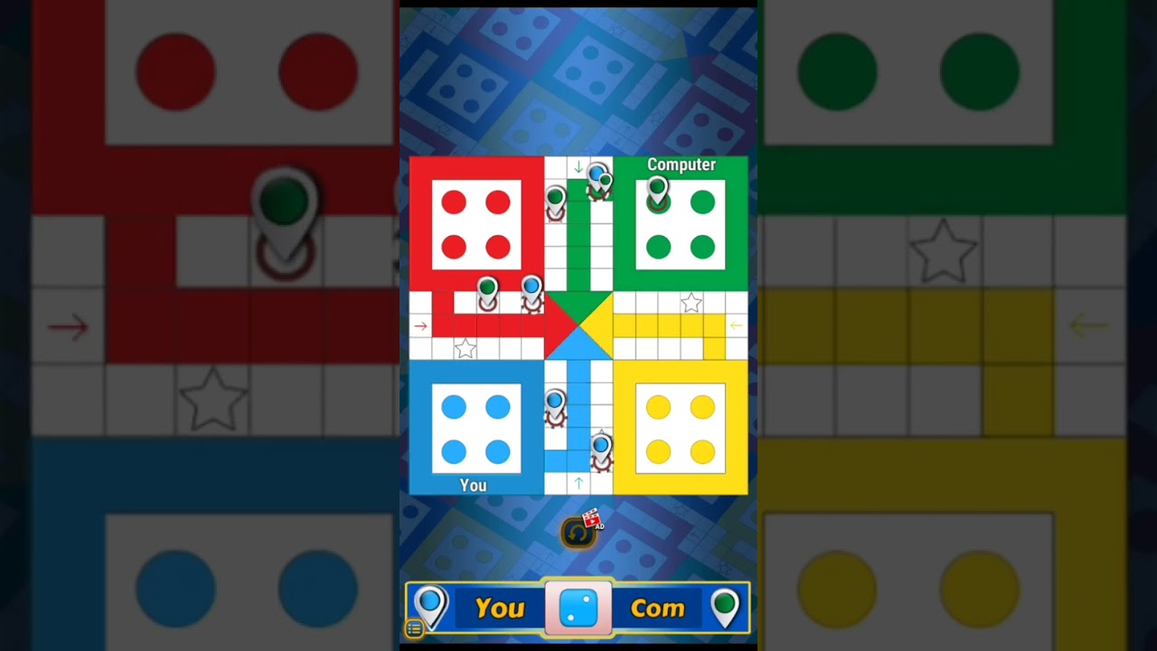 ludo game | Gameplay in 2 player #ludogame #ludoking #ludo #ytshort #shorts